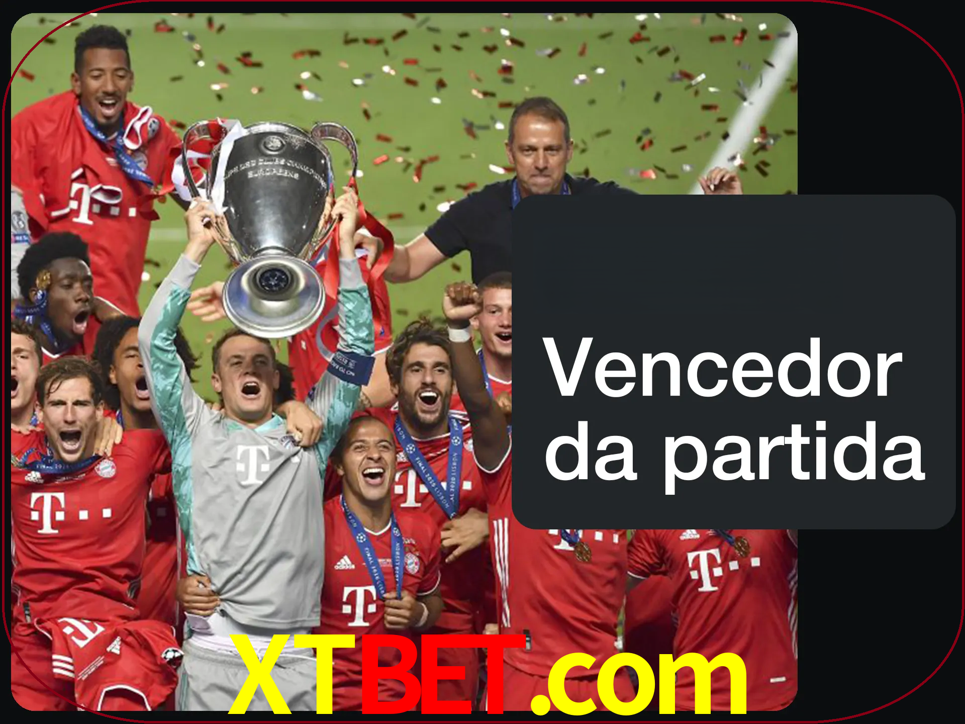 Aposte no vencedor e ganhe uma grande quantia de dinheiro.