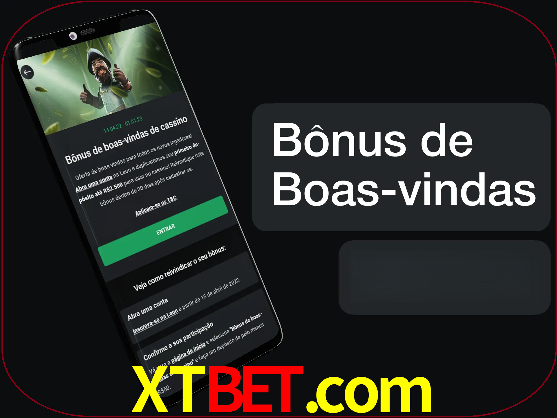 Não se esqueça de usar o bônus de boas-vindas.
